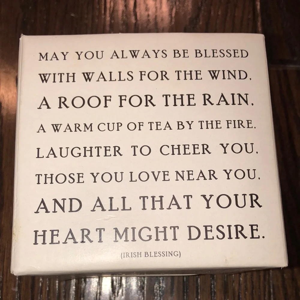 Quotable mugs new in box Irish blessing quote
